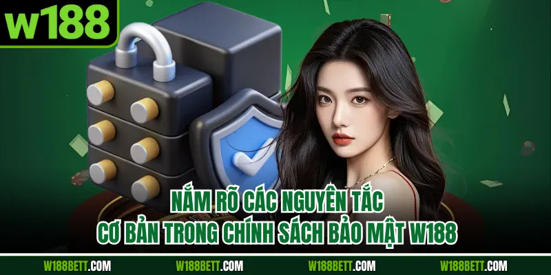 Nắm rõ các nguyên tắc cơ bản trong chính sách bảo mật W188